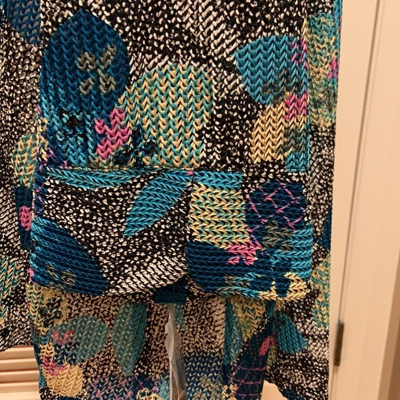 16. IC By Connie K Asymmetrical Jacket in Teal - Picture 9 of 16